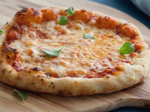 Foto excelente massa de pizza