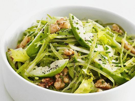 Foto - Salada de ervilhas e abacate