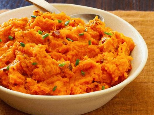 Purê de batata doce picante