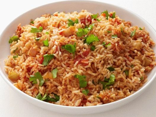 Foto de arroz mexicano picante