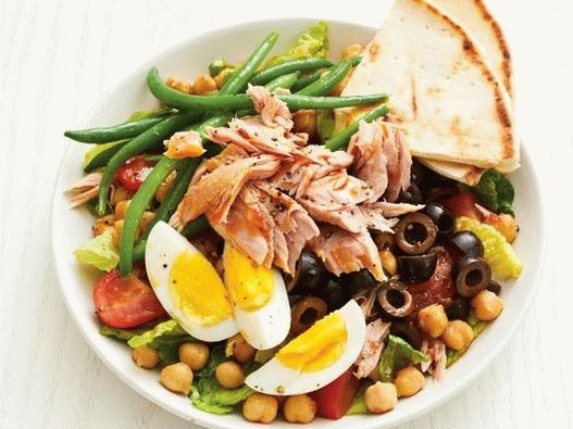 Foto salada mediterrânea picante de Nicoise