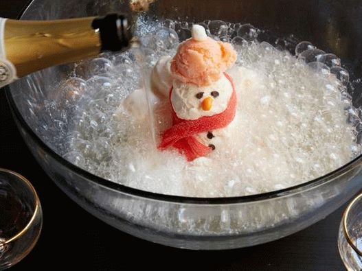 Photo Punch com um boneco de neve