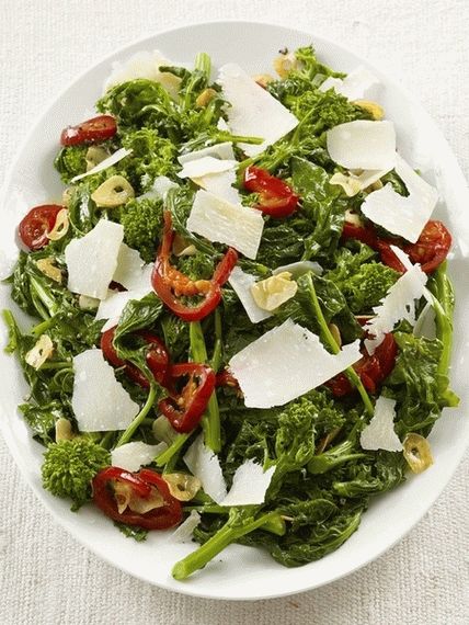 Foto de rapini cereja com pimenta