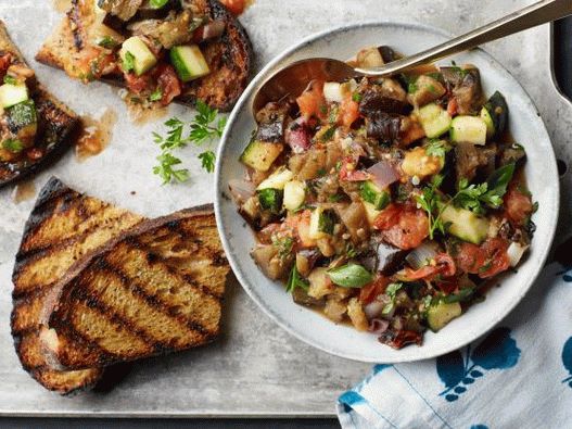 Foto de ratatouille grelhada