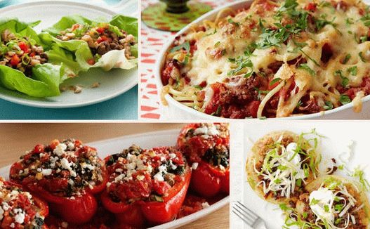 Receitas de fotos de carne moída
