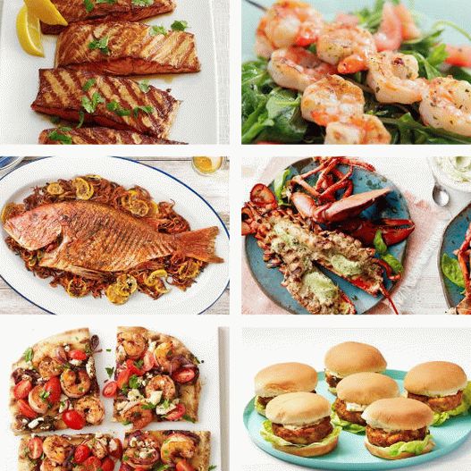 Foto Receitas para grelhar: salmão, camarão e outros frutos do mar