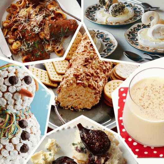 Receitas de fotos para a festa de ano novo