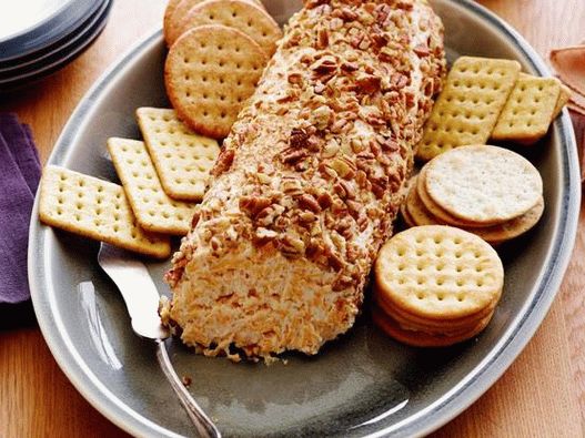 Torta de queijo com molho Ranch