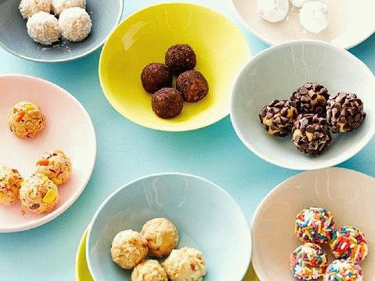 Trufas de manteiga de amendoim