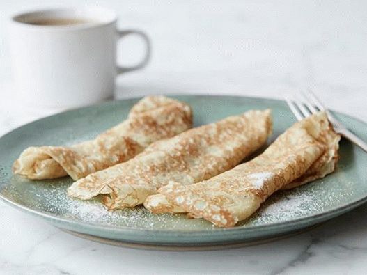 Panquecas de crepe francesas