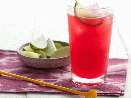 Foto - refrigerador de hibisco com tequila