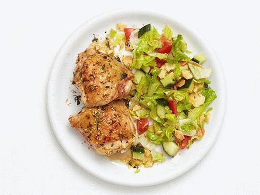 Coxas de frango com gergelim e limão