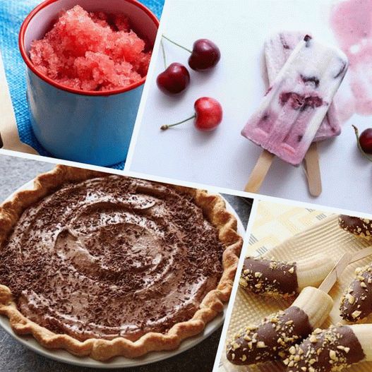 Receitas de fotos para sorvetes saudáveis   e sorvete de frutas