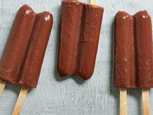 Foto - sorvete de iogurte com chocolate