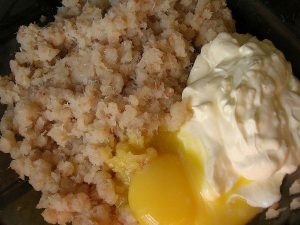 Suflê de peixe para crianças
