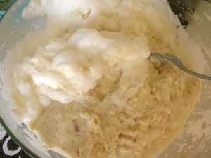 Suflê de peixe para crianças