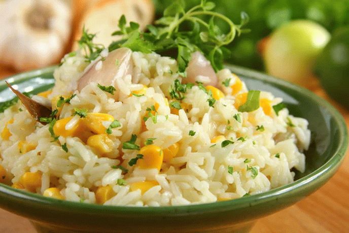 Arroz com milho