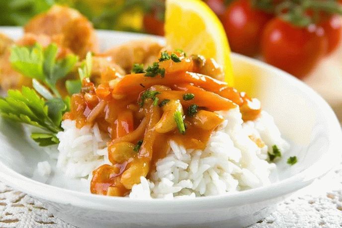 Arroz agridoce