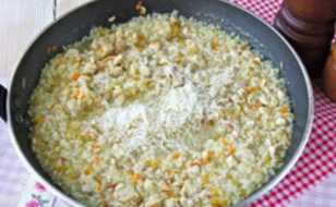 Risoto de frango
