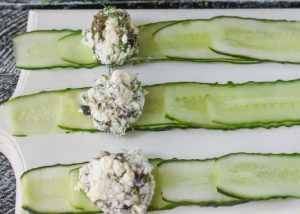 Rolos de pepino