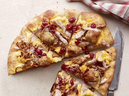 Foto pizza de Natal