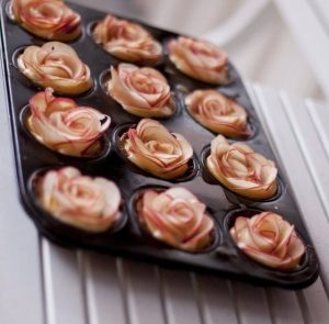 Rosas de maçã