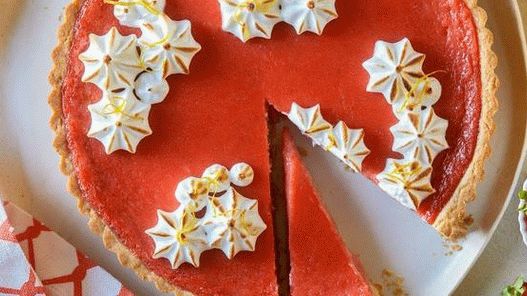 Foto torta de limonada rosa