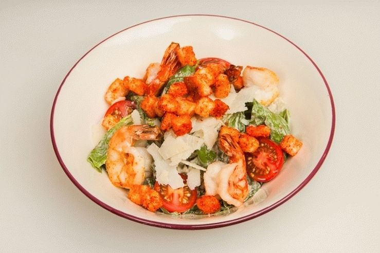 Camarão Caesar Salad