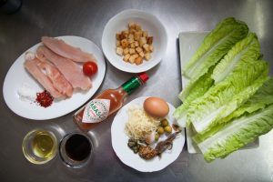 Salada Caesar com Frango