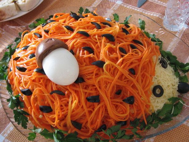 Salada de ouriço