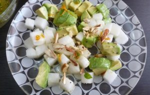 Salada de Abacate e Melão