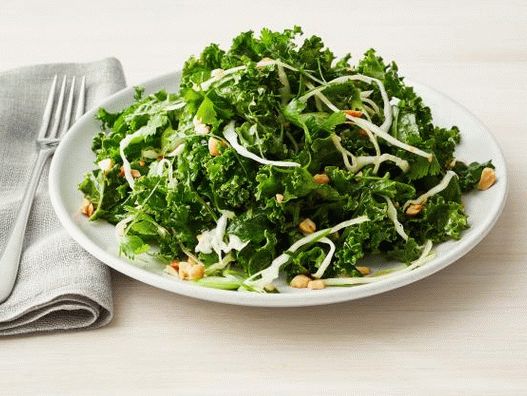 Foto salada de branco e couve