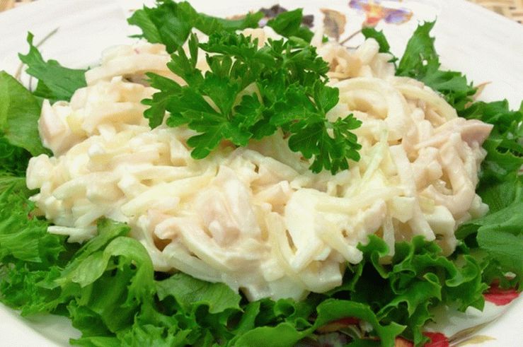 Salada de Lula com Arroz