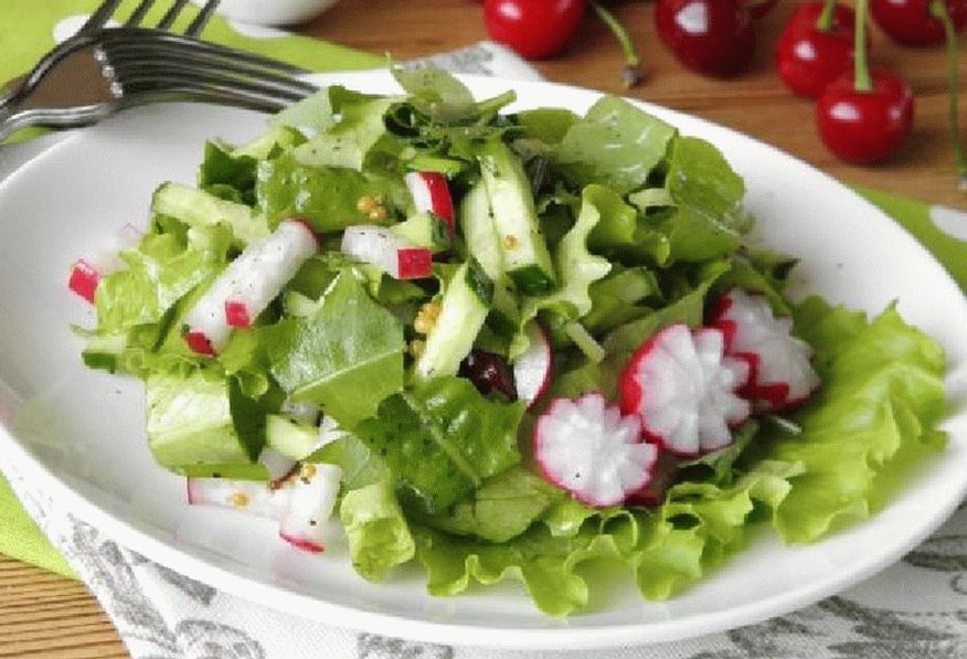 Salada de dente de leão