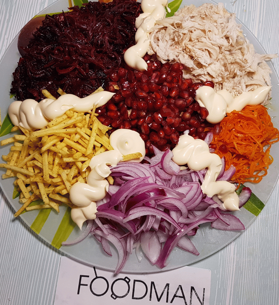 Pilha de salada: receita de vídeo