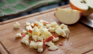 Salada de carne com cogumelos