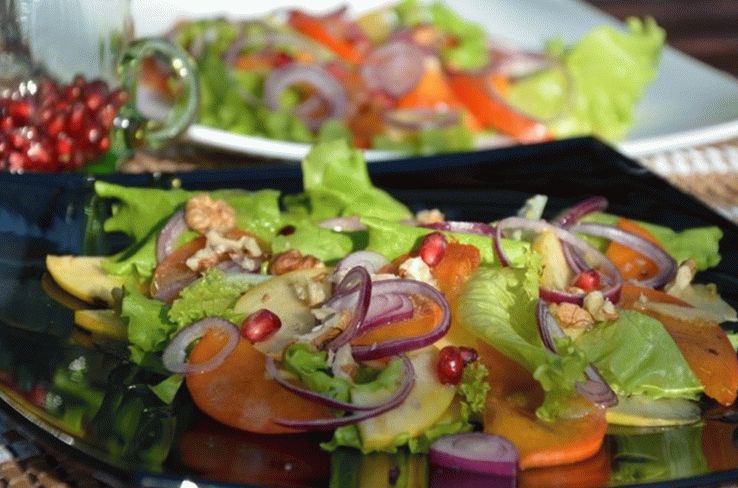 Salada de caqui