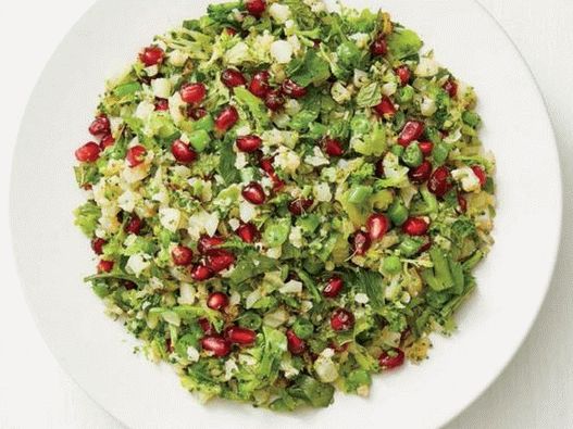 Taboule de salada de fotos com arroz de legumes