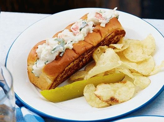 Foto de sanduíches de lagosta ao estilo do Maine