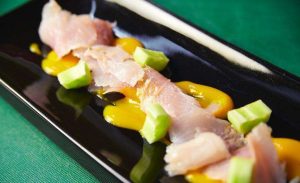 Ceviche de filé de peixe branco