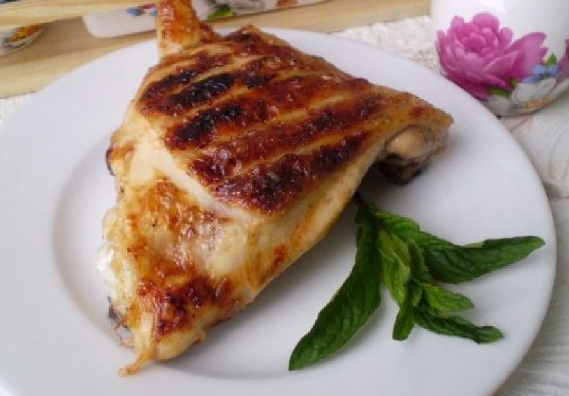 Espetos de coxa de frango