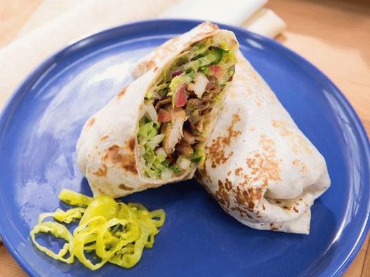 Foto de Shawarma com frango
