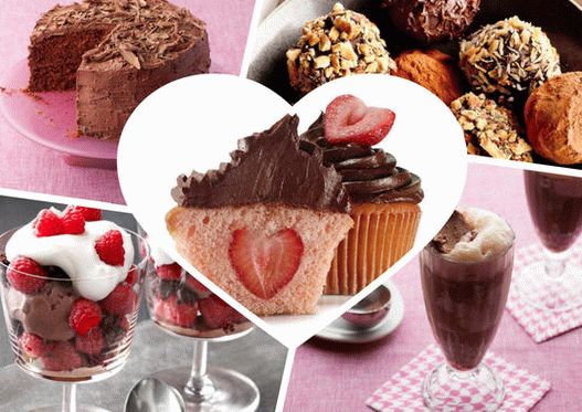Foto sobremesas de chocolate para dia dos namorados