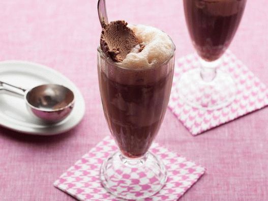 Affogato com cerveja de chocolate