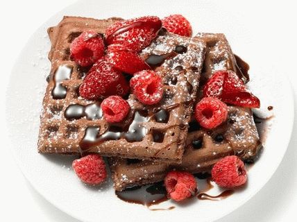 Foto Waffles de Chocolate