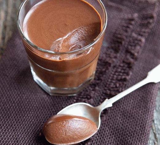 Foto Mousse de Chocolate com Marshmallows