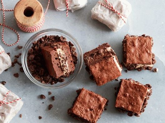 Bolo de sorvete de chocolate com foto