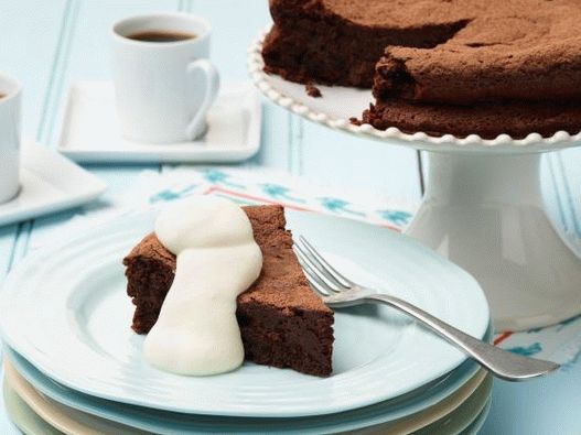 Foto Bolo de chocolate sem farinha