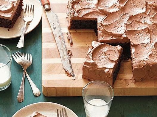 Foto do bolo de chocolate