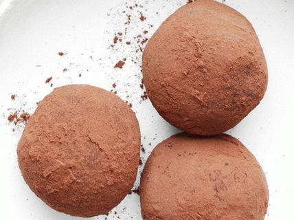 Foto Chocolate Trufas Framboesa com Manteiga de Amendoim